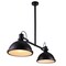 Cwi Lighting Strum 2 Light Island Chandelier With Black Finish 9760P37-2-101 - alternate 2
